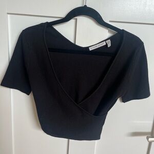 LA Classe Couture ribbed crop. Size medium